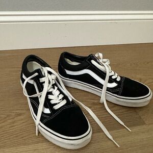 Vans Black and White Sneakers